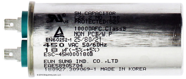 LG Refrigerator EAE58905704 Capacitor