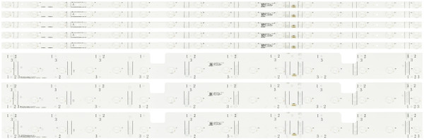 Hisense SVH500AB2-A SVH500AB2-B LED Backlight Strips (8) 