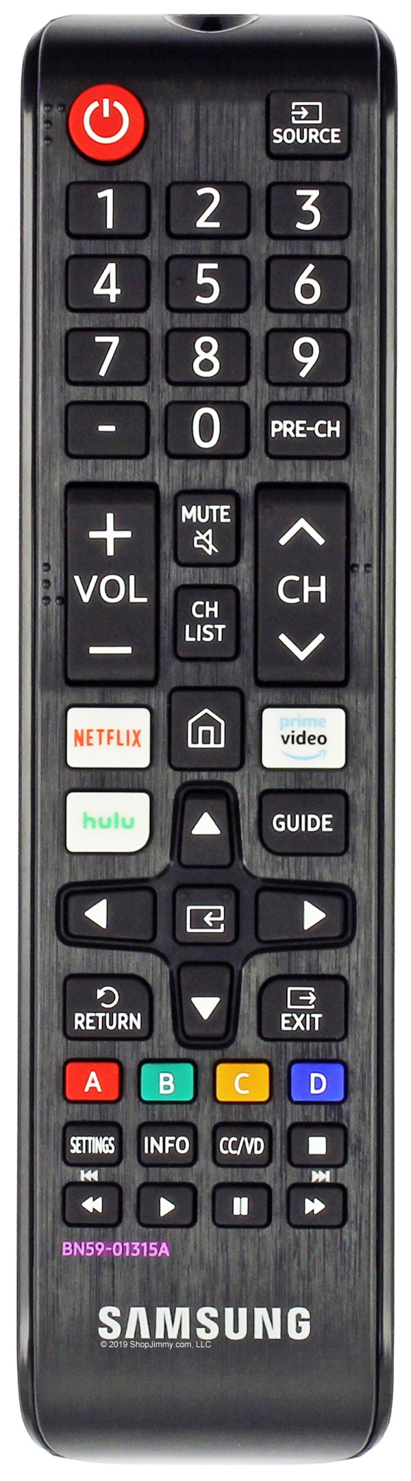 Samsung BN59-01315A Remote Control -- Open Bag