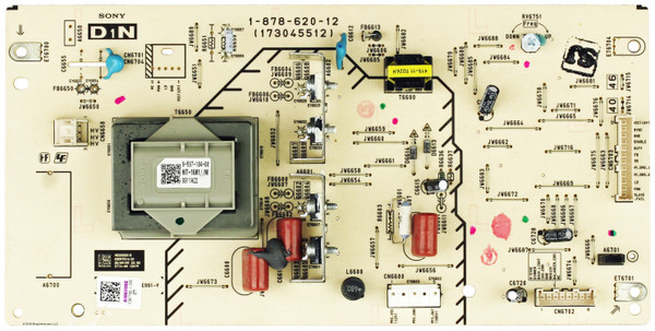 Sony A-1663-186-E (1-878-620-12, 173045512) D1N Board