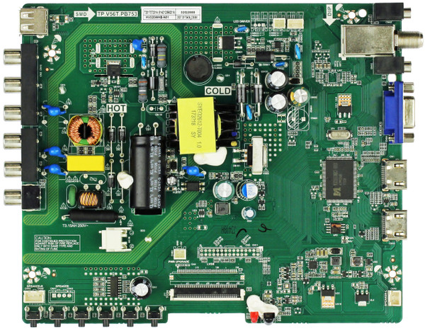 Haier DH1TKUM0300M (TP.V56T.PB753, 8142123562016) Main Board / Power Supply for 32G2000A