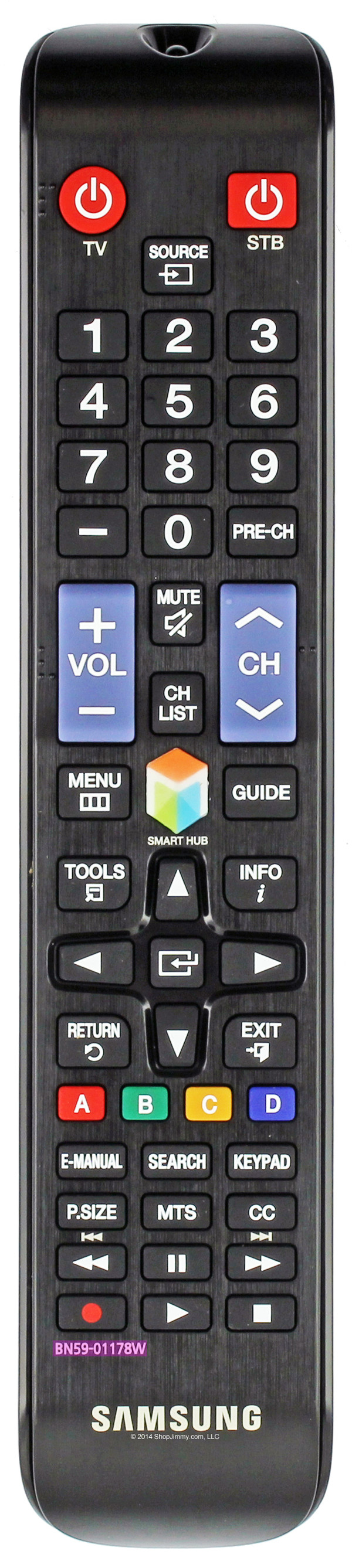 Samsung BN59-01178W Remote Control--Open Bag