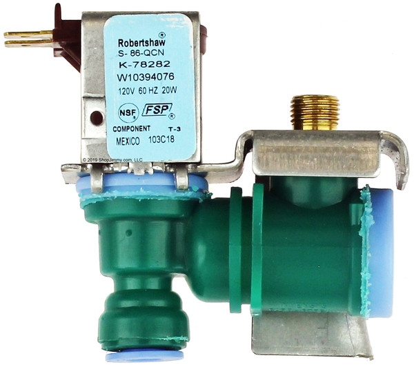 Whirlpool Refrigerator W10865826 Water Valve