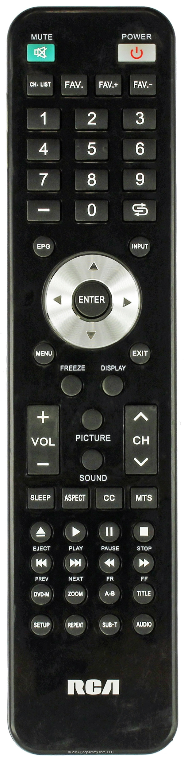 RCA RE20QP80 Remote Control