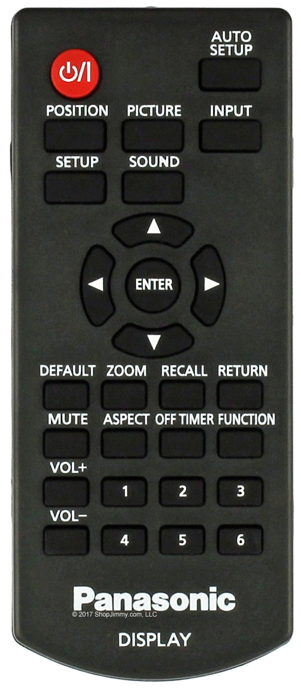 Panasonic N2QAYA000099 Remote Control--NEW