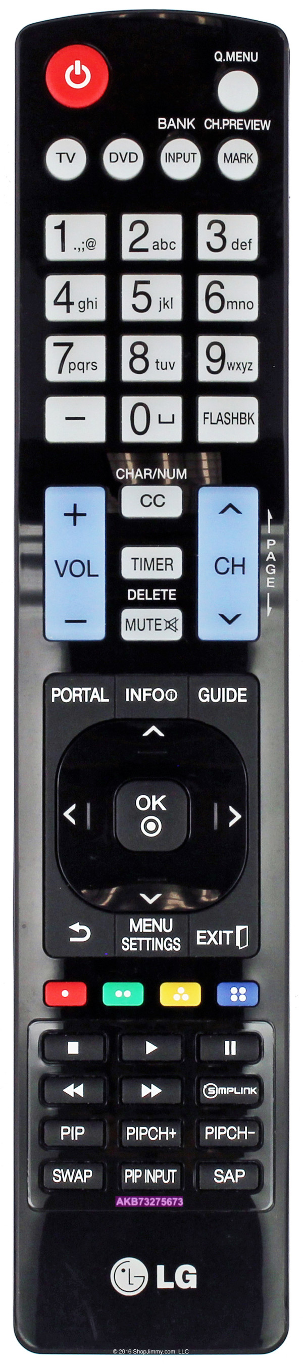 LG AKB73275673 Remote Control - Open Bag