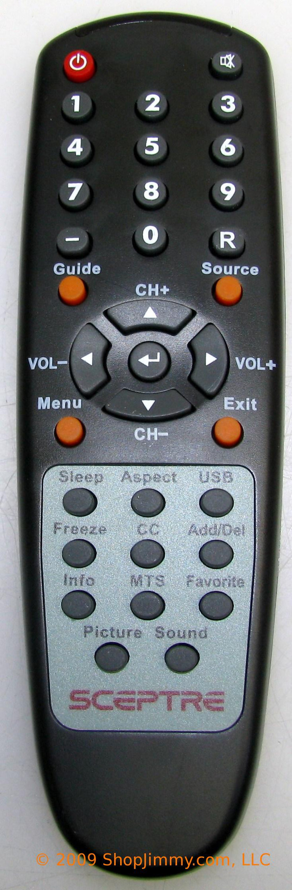 Sceptre X322BVHD Remote Control