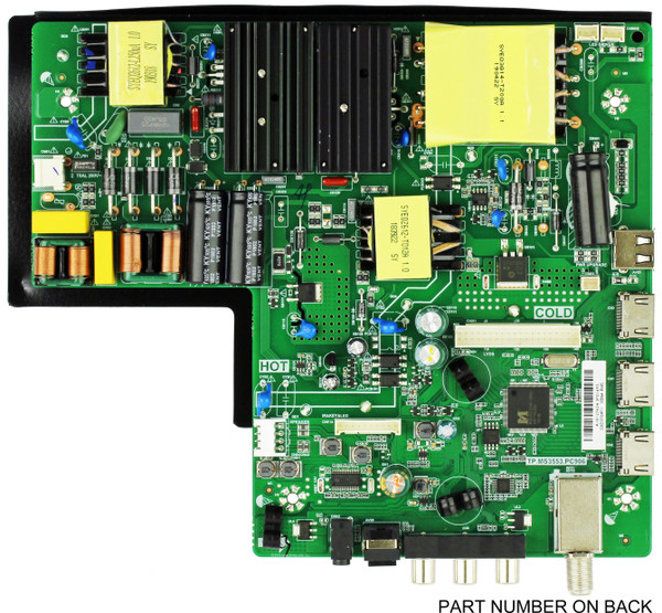 Insignia 515Y35539M05 (536D5006AF11) Main Board/Power Supply for NS-50D510NA19 (Rev. C)