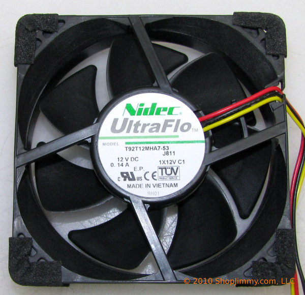 Nidec T92T12MHA7-53 Fan for Mitsubishi WD-73640