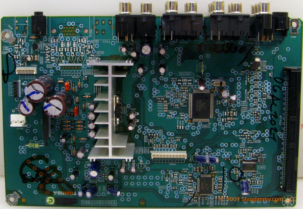 Toshiba 75003359 (PE0034C, V28A000009B0) Back AV Board