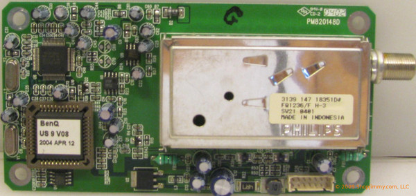 RCA 145010Q (54M1101102, PM820148D) Tuner Board