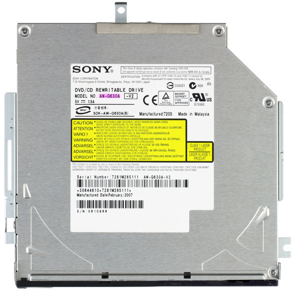 Sony AW-G630A DVD Player for PCG-252L PCG-281L