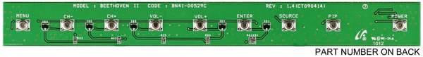 Samsung BN96-08208C (BN41-00529C) Keyboard Controller