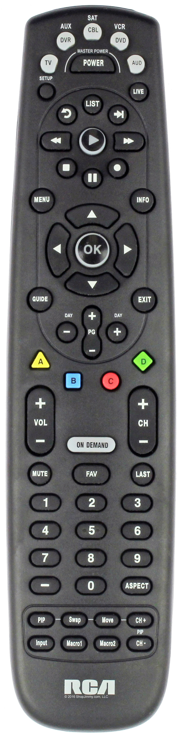 RCA RCRP05BR Remote Control