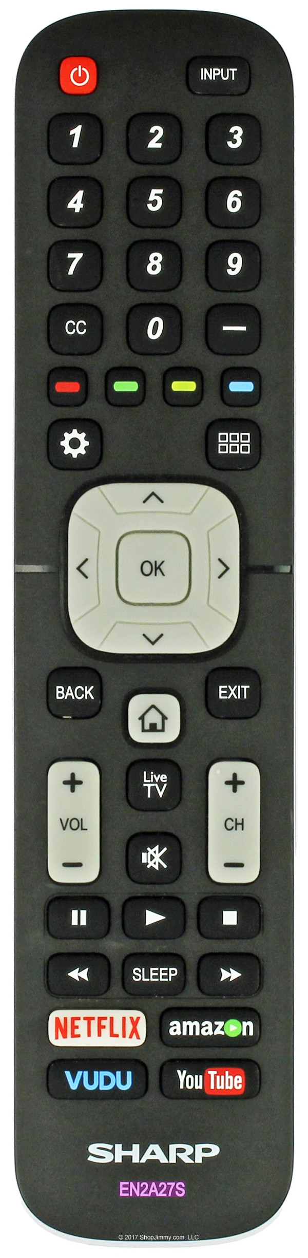 Sharp EN2A27S Remote Control Open Bag