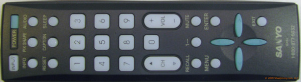 Sanyo GXBJ Remote Control