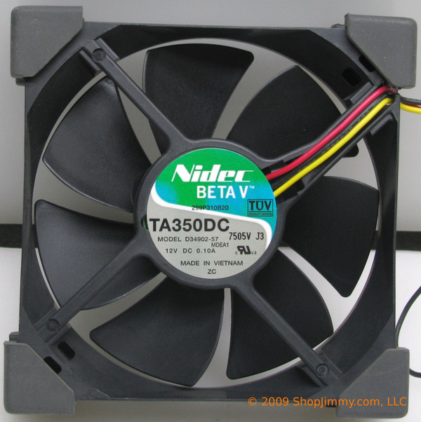 Nidec Beta V D34902-57 (TA350DC, 299P310B20) DC Fan