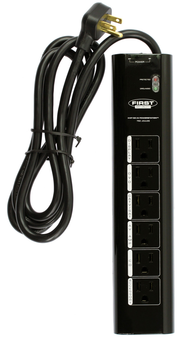 IXOS XHP160-US Surge Protector Home Office 6 Outlets