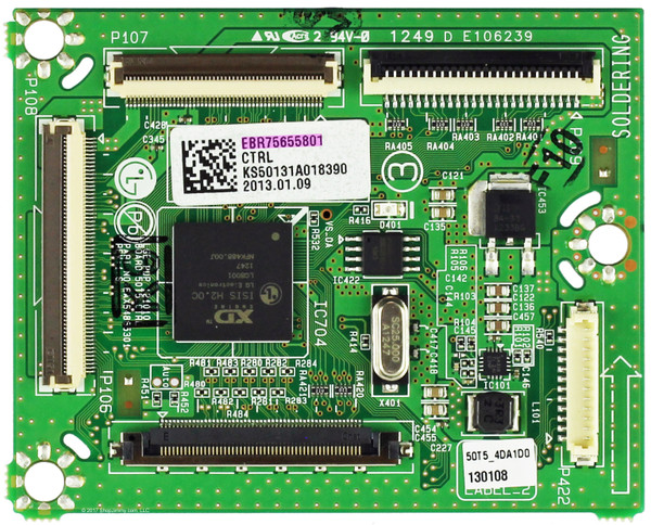 LG EBR75655801 Main Logic CTRL Board
