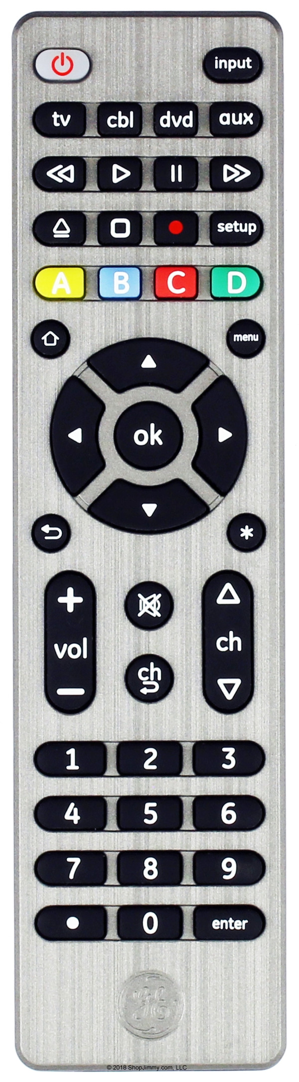 General Electric 33711, CL4 4-Device Universal Remote Control -- Open Package