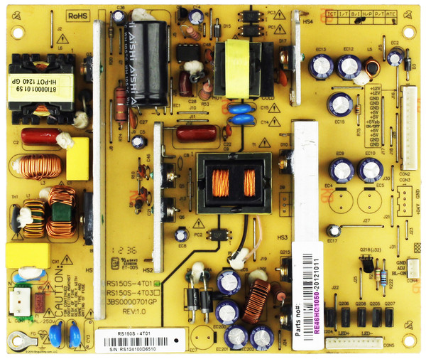 RCA RE46HQ1050 (RS150S-4T01, 3BS0000701GP) Power Supply Unit