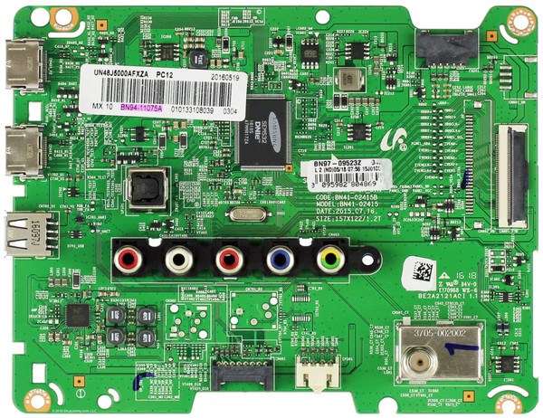 Samsung BN94-11075A Main Board for UN48J5000AFXZA (Version ED02 / ED04)