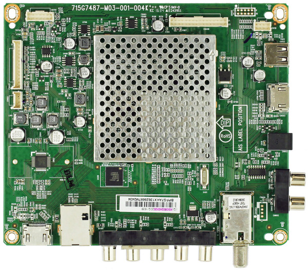 Vizio 756TXGCB02K0120 Main Board for D32X-D1