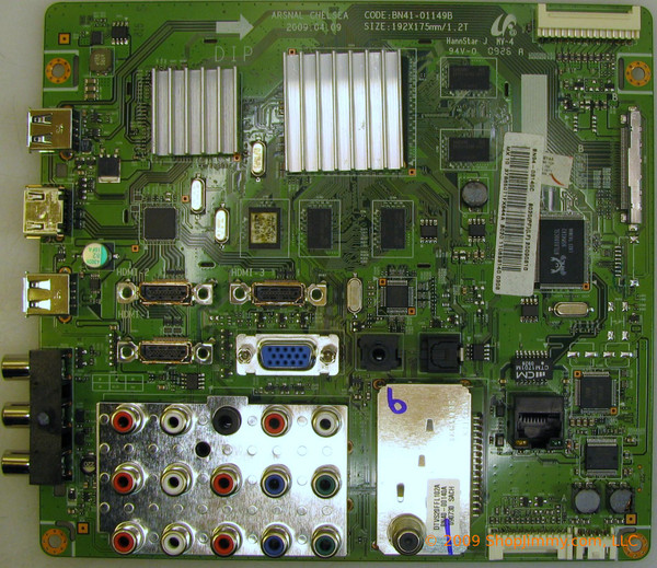 Samsung BN94-03140F (BN41-01149B) Main Board for LN55B650T1FXZA