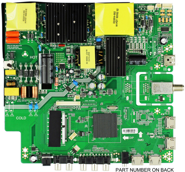 RCA AE0012251 Main / Power Supply Board RTU5540-B (See Note)