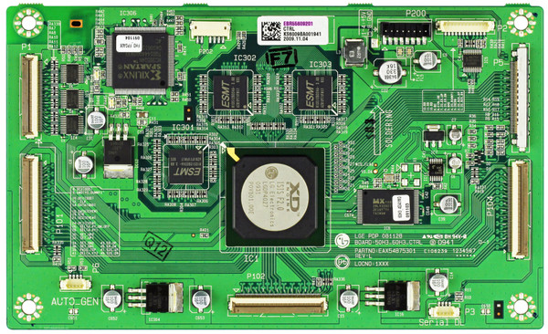 LG EBR55609201 (EAX54875301) Main Logic CTRL Board