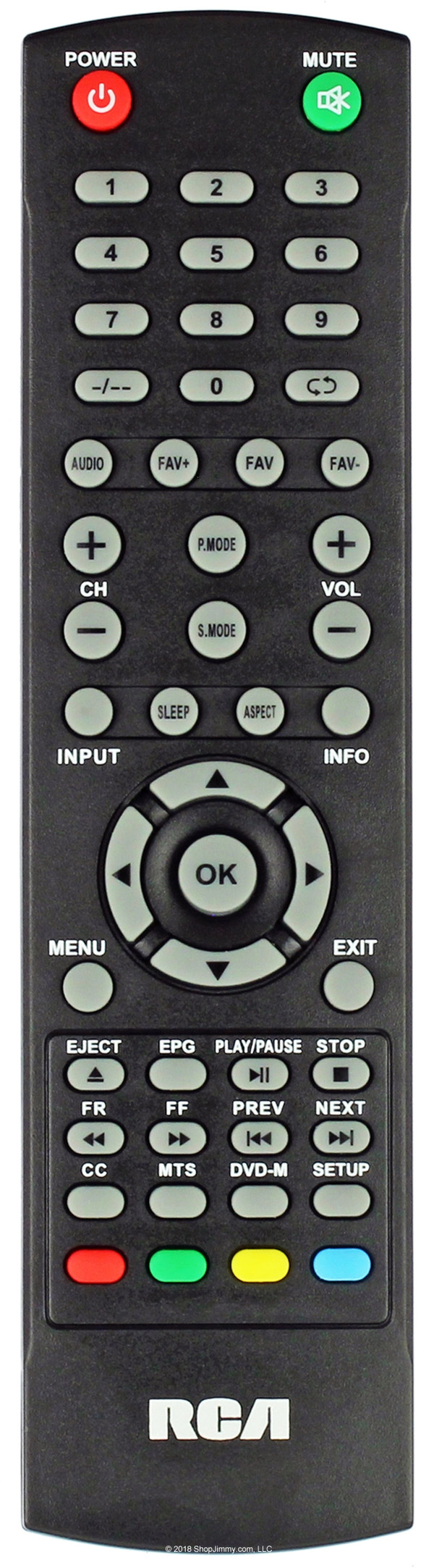 RCA RLDEDV4001-A-C-REM Remote Control -- New