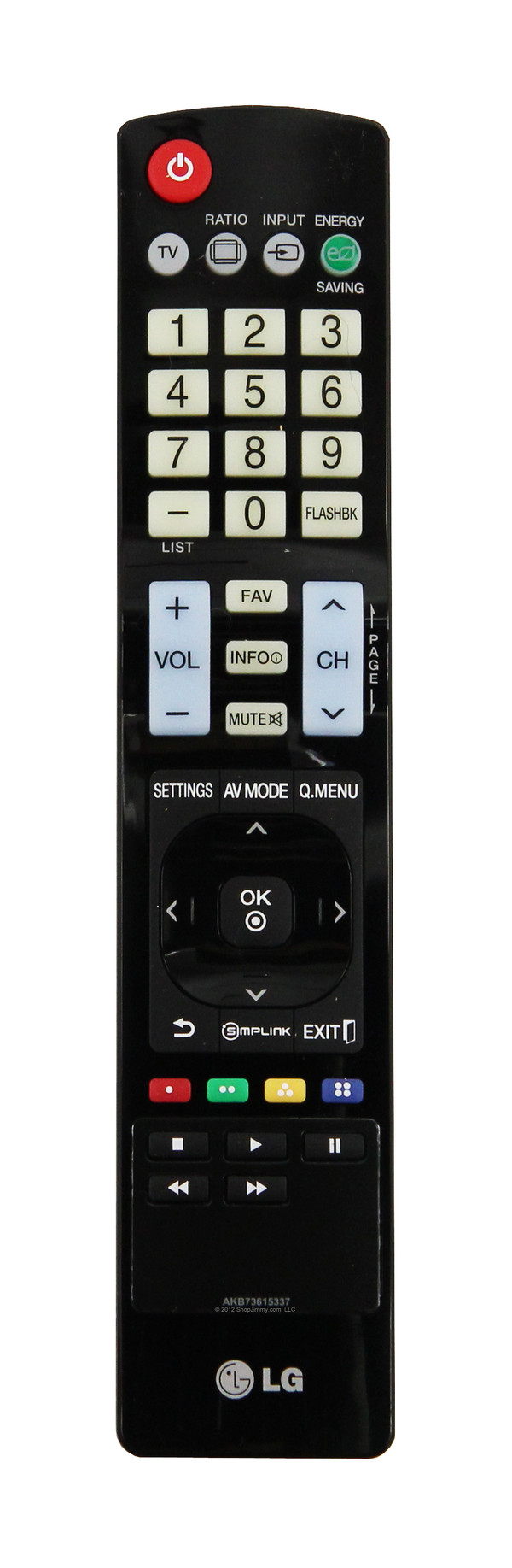 LG AKB73615337 Remote Control
