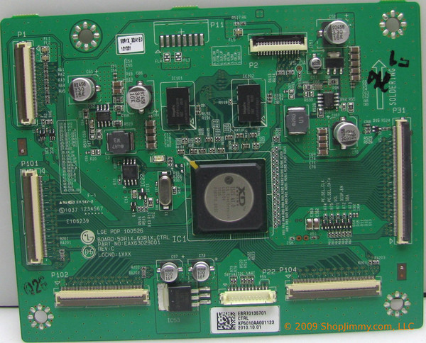 LG EBR70135701 Main Logic CTRL Board