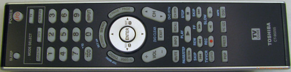 Toshiba 75005729 Remote Control