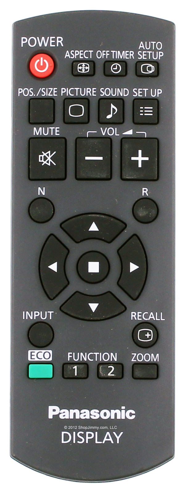 Panasonic N2QAYB000691 Remote Control--NEW