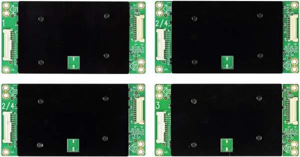 Vizio P55-C1 (LTM7TMDS Serial) and P55-E1 (LTM7WMCT) LED Driver Set (4 boards)