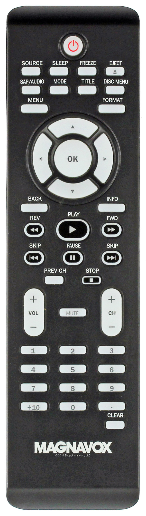 Magnavox NF801UD Remote Control