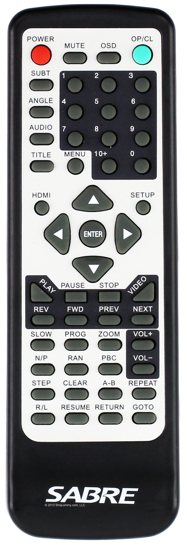Sabre DVH300BKA (KM-268B-1, KM-268B) Remote Control