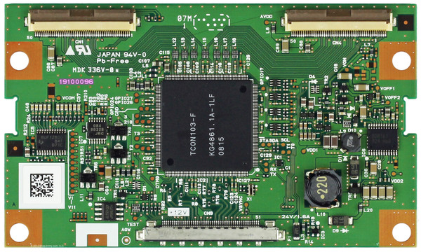 IPS Alpha Technology 19100096 (MDK336V-0) T-Con Board