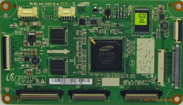Samsung BN96-09771A (LJ92-01563A) Main Logic CTRL Board