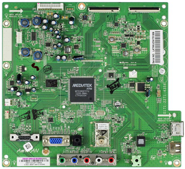 Vizio 3647-0612-0150 (0171-2271-4356) Main Board for E471VLE