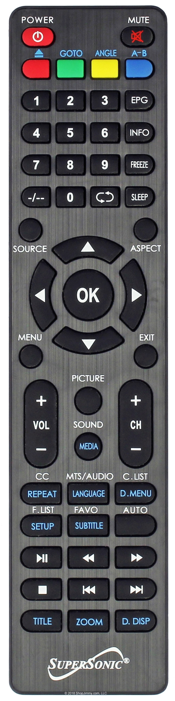 SuperSonic Remote Control for SC2412 New
