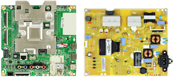 LG 49UK6090PUA.BUSWLOR AUSWLOR BUSWLJR Complete LED TV Repair Parts Kit