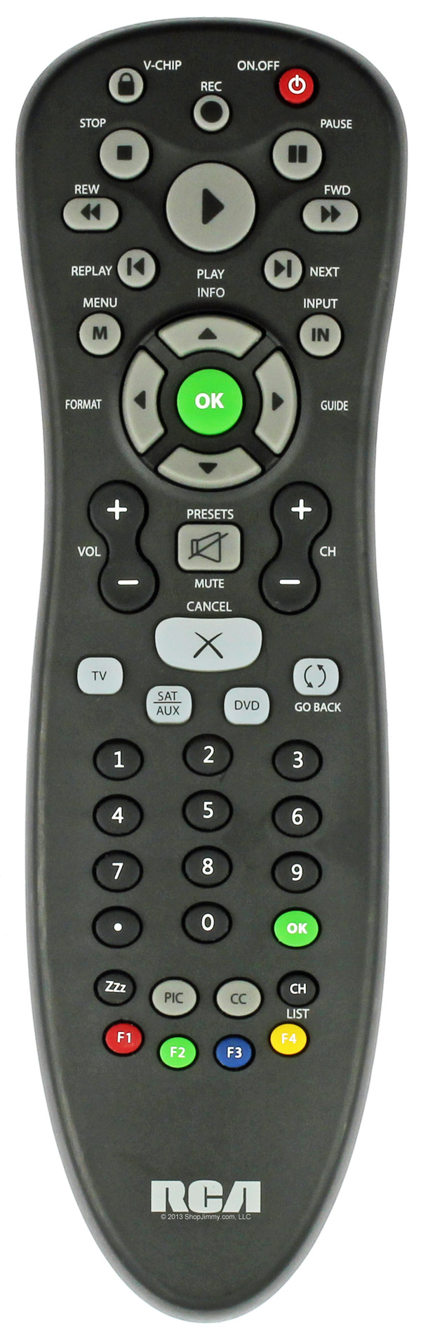 RCA 275734 (RC225, RC2254705/01, RC2254701) Remote Control