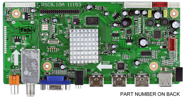 Sceptre E12080200 Main Board Version 2 (T.RSC8.10A 11153)