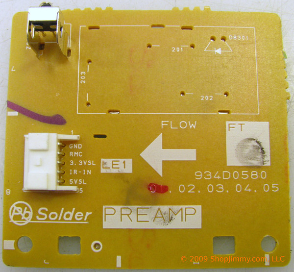 Mitsubishi 934D058001 Preamp Board