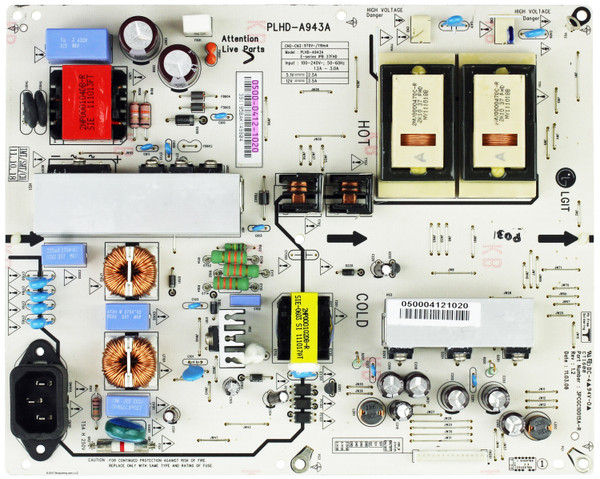 Vizio 0500-0412-1020 Power Supply Board