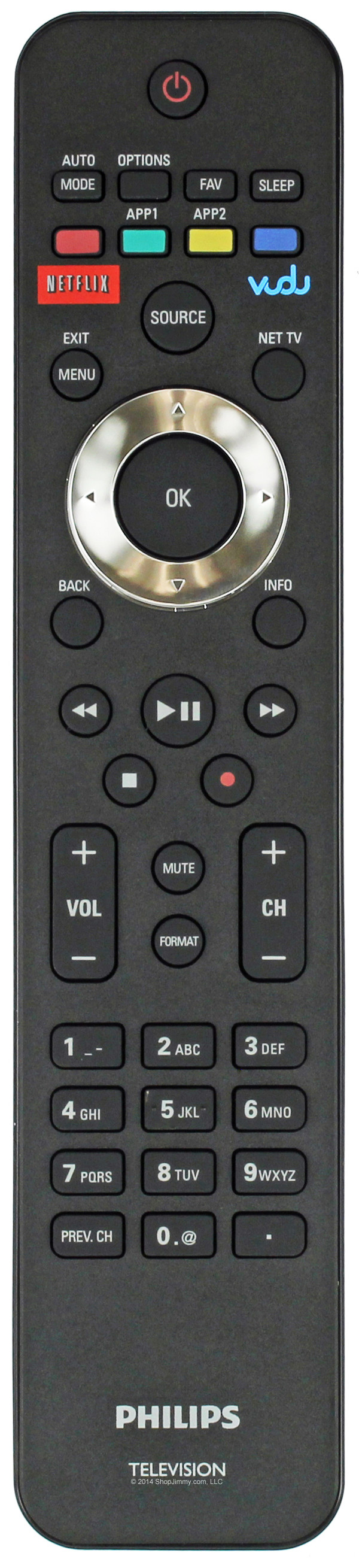 Philips URMT42JHG002 (312124005060) Remote Control