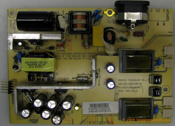 Polaroid 860-AB0-220DTLB5-PCH Power Supply/Backlight Inverter