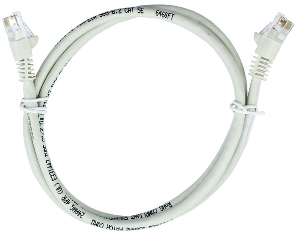 Quiktron 570-125-003 3ft Value Series Cat5E Booted Patch Cord - White